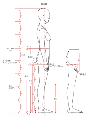 人体バランスイメージ